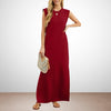 Emma - Maxi Dress Antirughe Lungo e Fluttuante