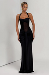 ABITO LUNGO HALTER RUFFLE