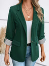Blazer Leggero Monopetto con Manica Risvoltata