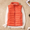 Galora - Nuovo Gilet con Piume Bianche d'Anatra