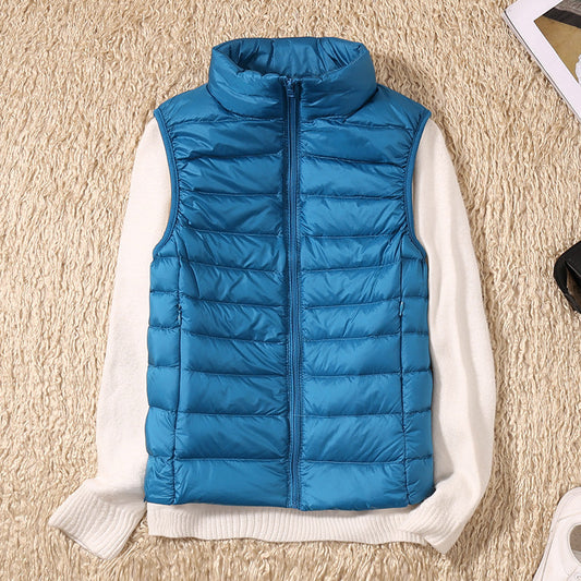 Galora - Nuovo Gilet con Piume Bianche d'Anatra