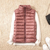 Galora - Nuovo Gilet con Piume Bianche d'Anatra