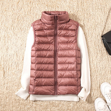 Galora - Nuovo Gilet con Piume Bianche d'Anatra