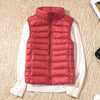 Galora - Nuovo Gilet con Piume Bianche d'Anatra