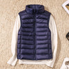 Galora - Nuovo Gilet con Piume Bianche d'Anatra