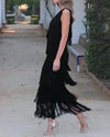 Lauren - Abito Maxi con frange