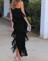 Lauren - Abito Maxi con frange