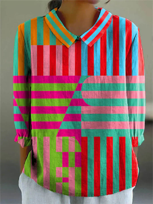 Annalorine | Blusa Vintage Colorata