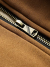 Giacca da Uomo con Cappuccio in Colore Unito - Giacca con Zip in Vestibilità Larga, Con Zip Frontale a Lunghezza Completa, Foderata per Primavera/Autunno/Inverno, Abbigliamento Casual (Nessuna Cintura Richiesta)