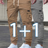 2 pezzi Pantaloni Cargo da Uomo - Tasche Multifunzionali, Coulisse Regolabile, Adatti per Abbigliamento Casual e Formale in Tutte le Stagioni - Ottimo Regalo di Compleanno/Natale - Lavabile in Lavatrice e Durevole, un Must-have per gli Appassionati di Att