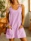 Terri - Vestito Mini a Righe con Tasche
