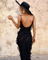Zara - Vestito Maxi con Volant