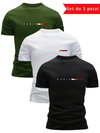 Set 3 T-Shirt Uomo Paris Traspiranti