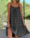 Naomy - Vestito Midi con Canotta Stampata