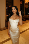 Zahra - Stupenda Vestito Midi in Raso