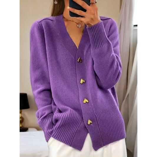 Cleo | Cardigan con Bottoni Lusinghieri