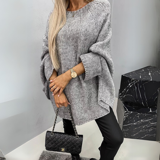 ISABELLE – MAGLIONE ELEGANTE CON SCOLLO TONDO