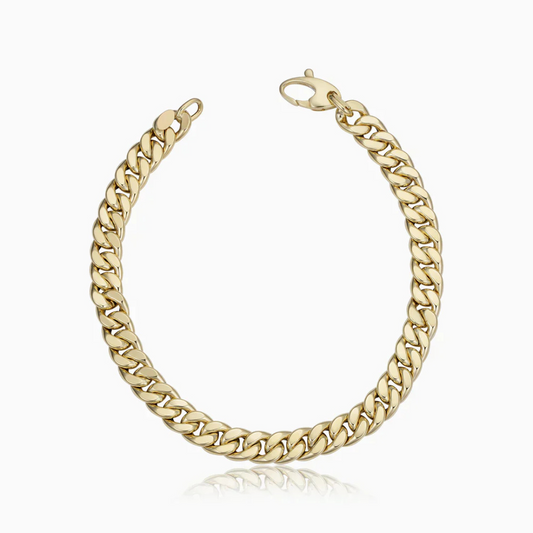Fenja - Bracciale cubano in oro 16k