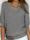 Maglia in Viscosa con Scollo Ampio