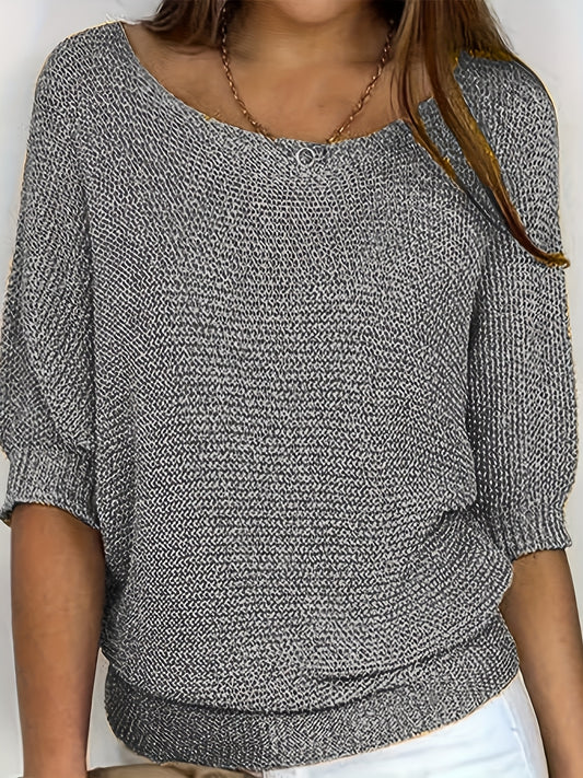 Maglia in Viscosa con Scollo Ampio