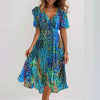 Leviana™ | Abito Midi Floreale Elegante