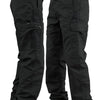 Men's Tactical Cargo Pants- Multi Functional Zippered Pockets for Hiking Construction Travel All Seasons