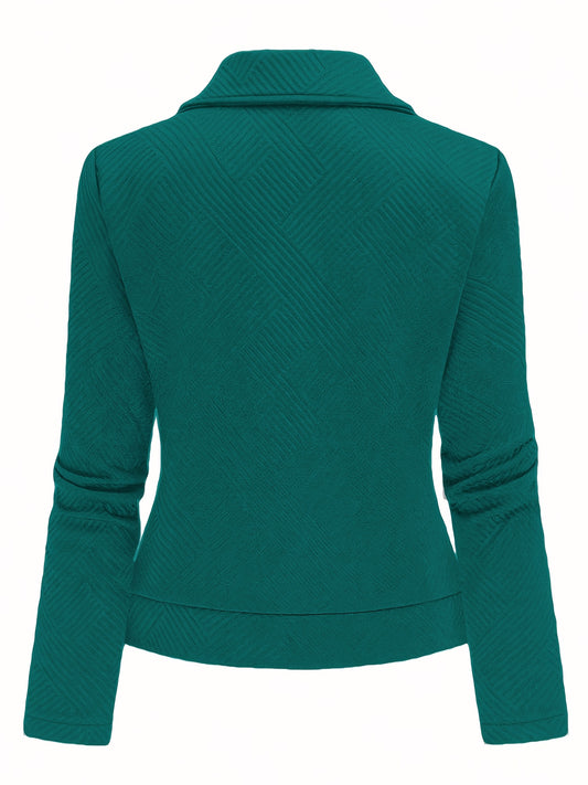 Giacca Biker con Rever e Zip