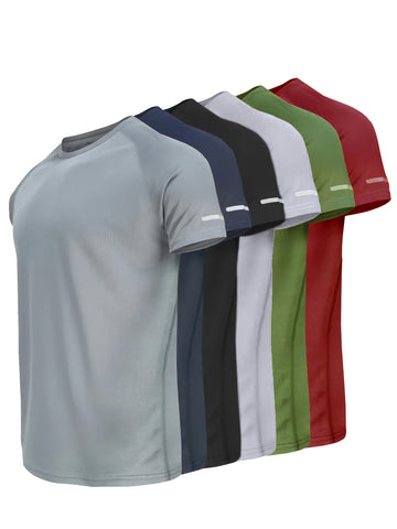 Set di 6 T-shirt Tecniche Girocollo