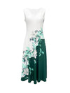 Sienna™ – Set Elegante con Giacca Leggera & Abito Midi • Stampa Floreale