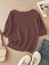 Maglia in Viscosa con Scollo Ampio