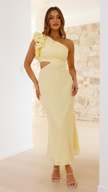 Blaire - Abito Maxi con Cutout a Spalla Scoperta