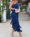 Lauren - Abito Maxi con frange