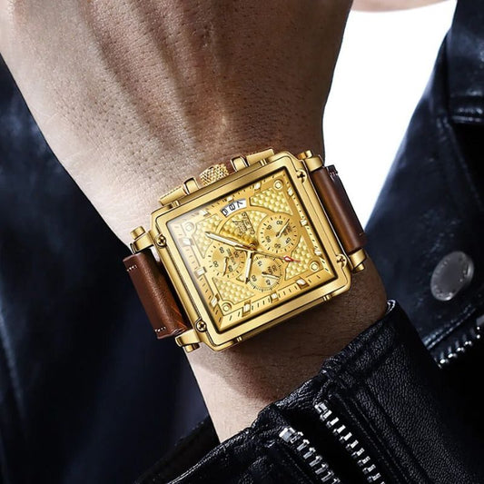 Orologio Quadrato di Lusso al Quarzo