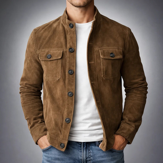 Ludvig™ | Giacca in suede elegante