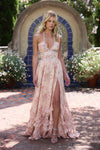 VESTITO IN TESSUTO TAPPETO ROSA COTONE