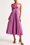 Elsa | Elegante Abito Maxy Plissettato