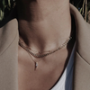 Nohr – Catena curb piatta in oro 16k