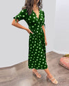 Fania | Vestito V-Neck a Pois
