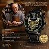 Orologio meccanico automatico di lusso con tourbillon