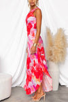Kacie - Vestito Maxi Estivo Plissettato