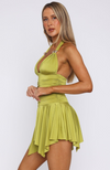 VESTITO MINI HALTER DRAPEATO