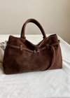 Borsa Celeste in Suede BB
