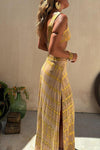Bianca - Vestito Plunge Cut-Out in Cotone
