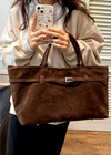 Borsa Celeste in Suede BB