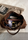 Borsa Celeste in Suede BB