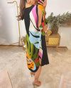 32 Emelia | Abstract Print Dress
