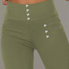 Leggings a Vita Alta con Dettaglio di Perline