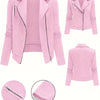 Giacca Biker con Rever e Zip
