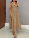 Romaine - Abito Midi Elegante con Copertura per la Pancia
