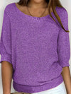 Maglia in Viscosa con Scollo Ampio